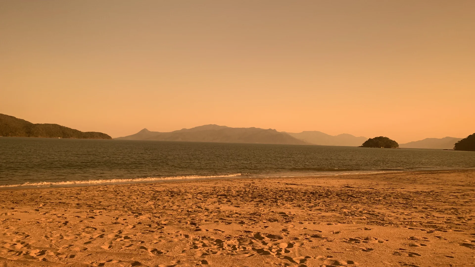Final de tarde Praia da mococa